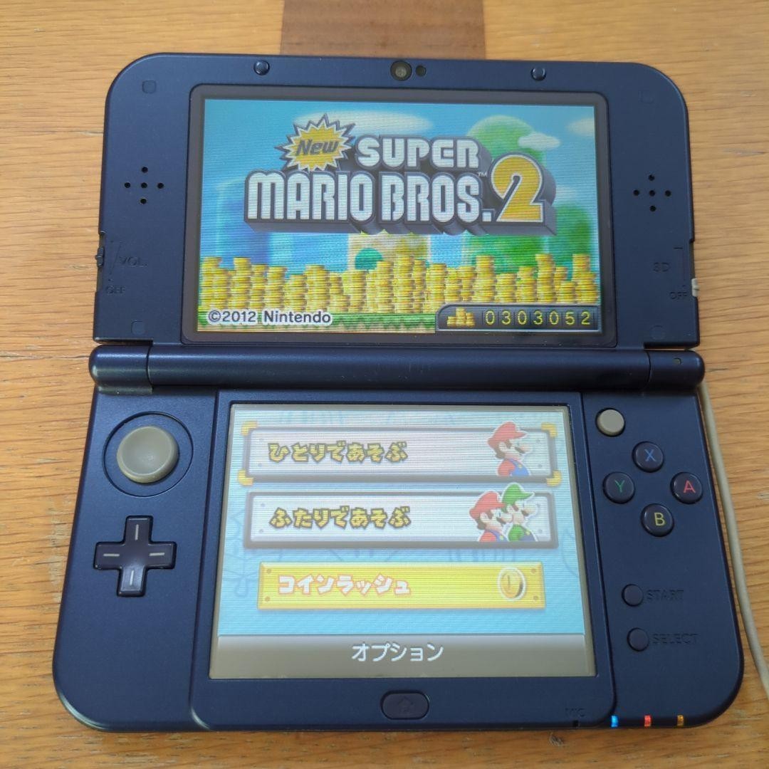 New Nintendo 3DS LL Galaxy Pack Space Design Blue Console Tested Working Japan
