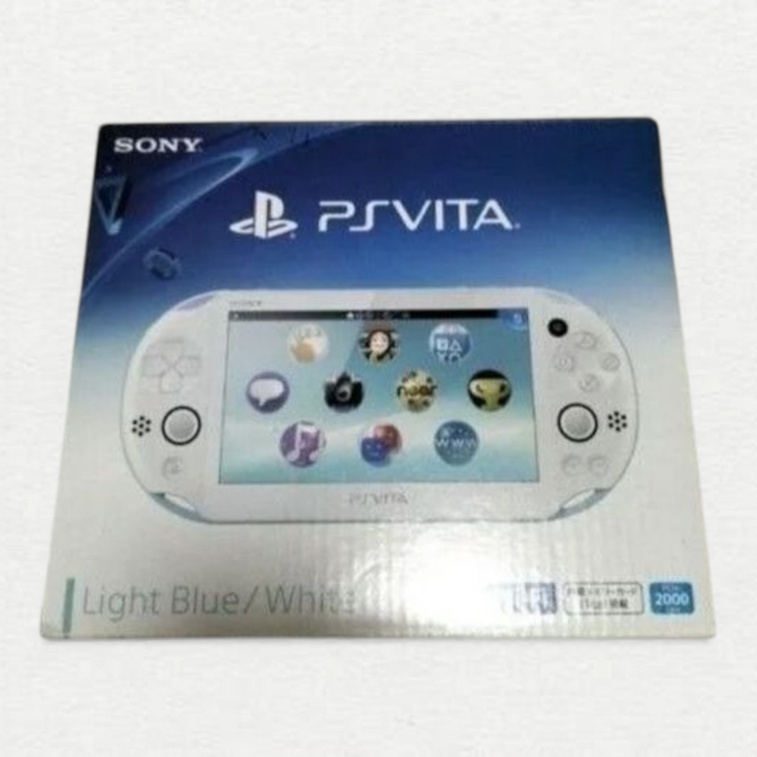 Sony PlayStation Vita PCH-2000 Handheld System Console Light Blue White