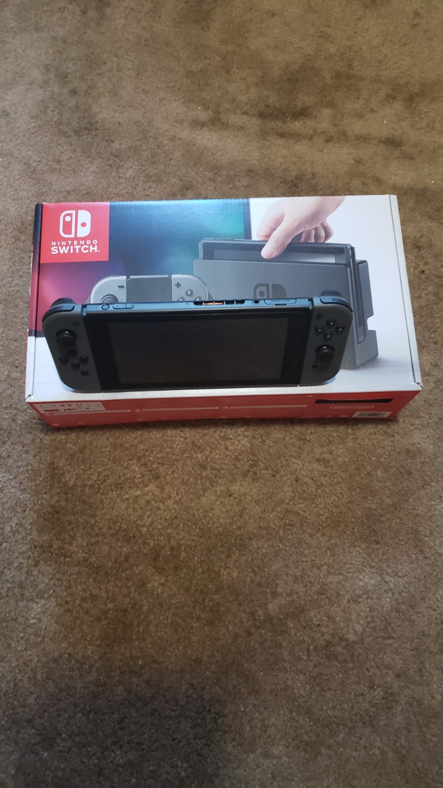 Nintendo Switch Console with Box Gray COMPLETE 32gb HAC-001 2017