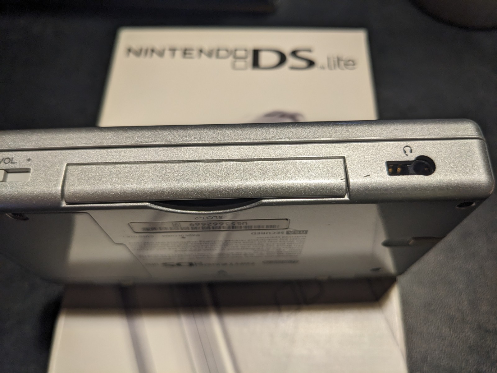 Nintendo DS Lite Launch Edition Silver Handheld System – In Great Condition