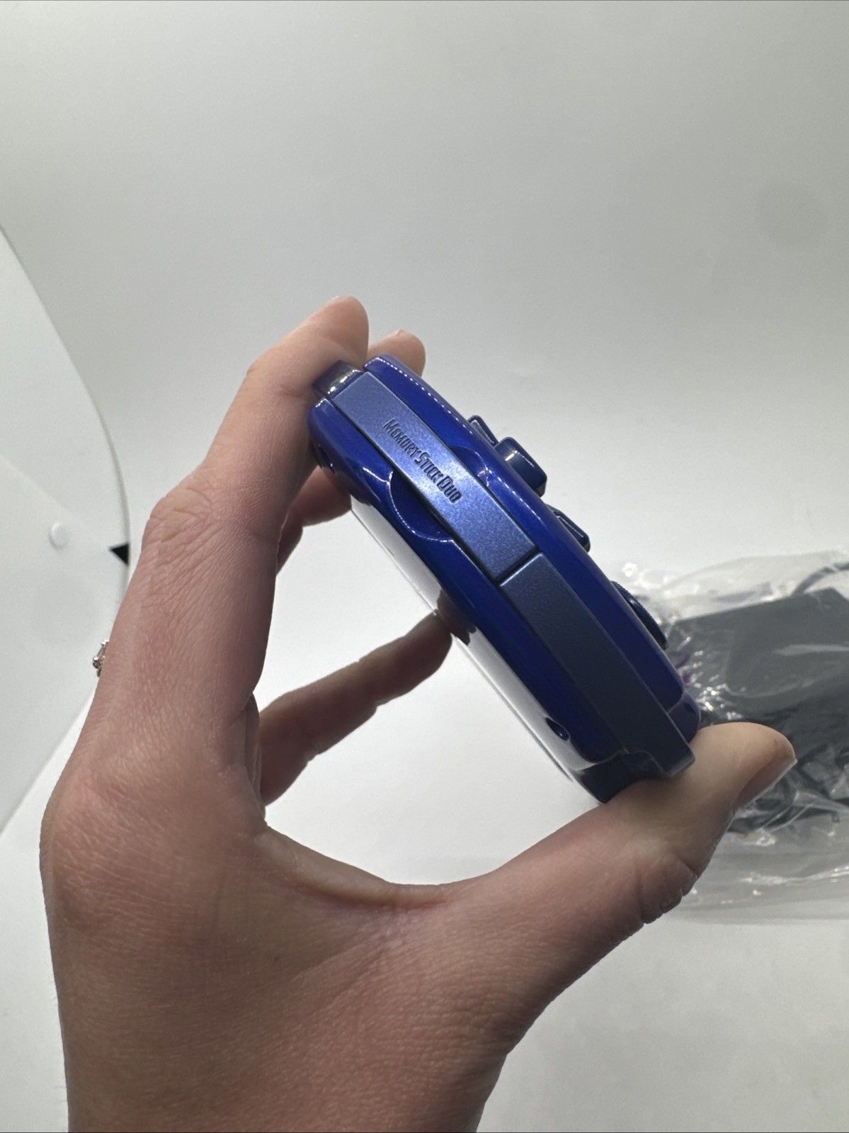 Sony PSP 2001 Metallic Blue Handheld System – Tested and Works With Charger