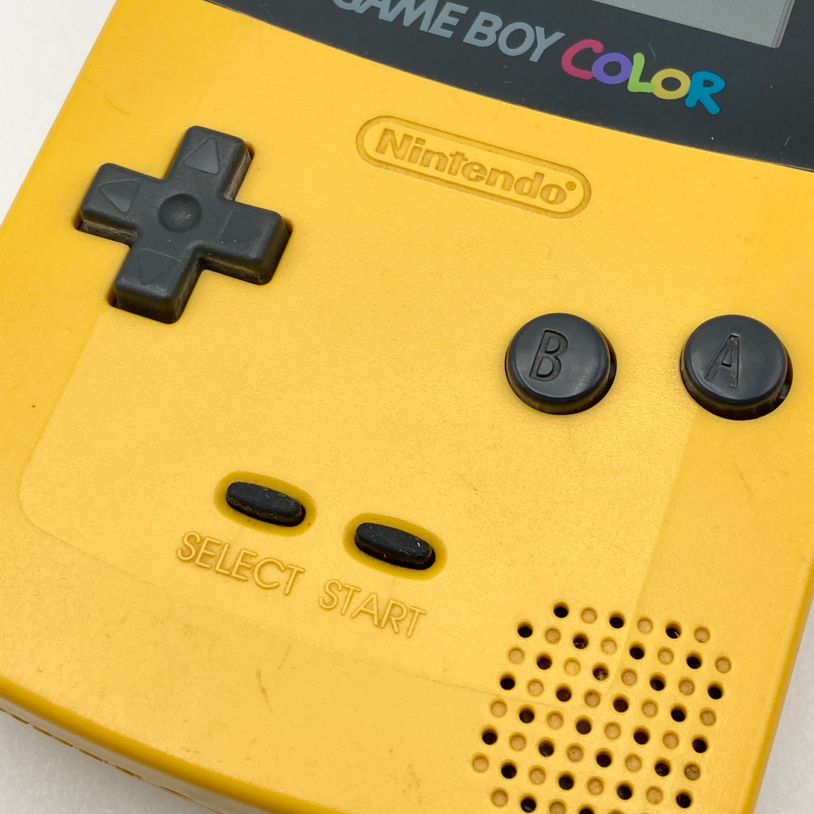 Nintendo Game Boy Color Yellow CGB-001 Console Box Manual Japan
