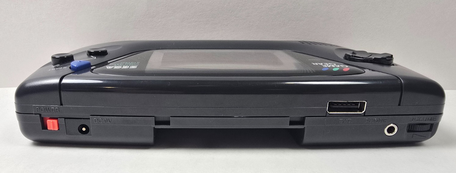 SEGA Game Gear Handheld System + Case, Charger, Battery Pack, Wide View – Tested
