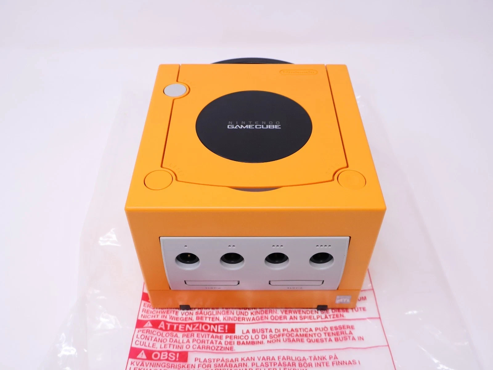 Nintendo GameCube Console Enjoy Plus Pack Spice Orange Gameboy Player Region Mod