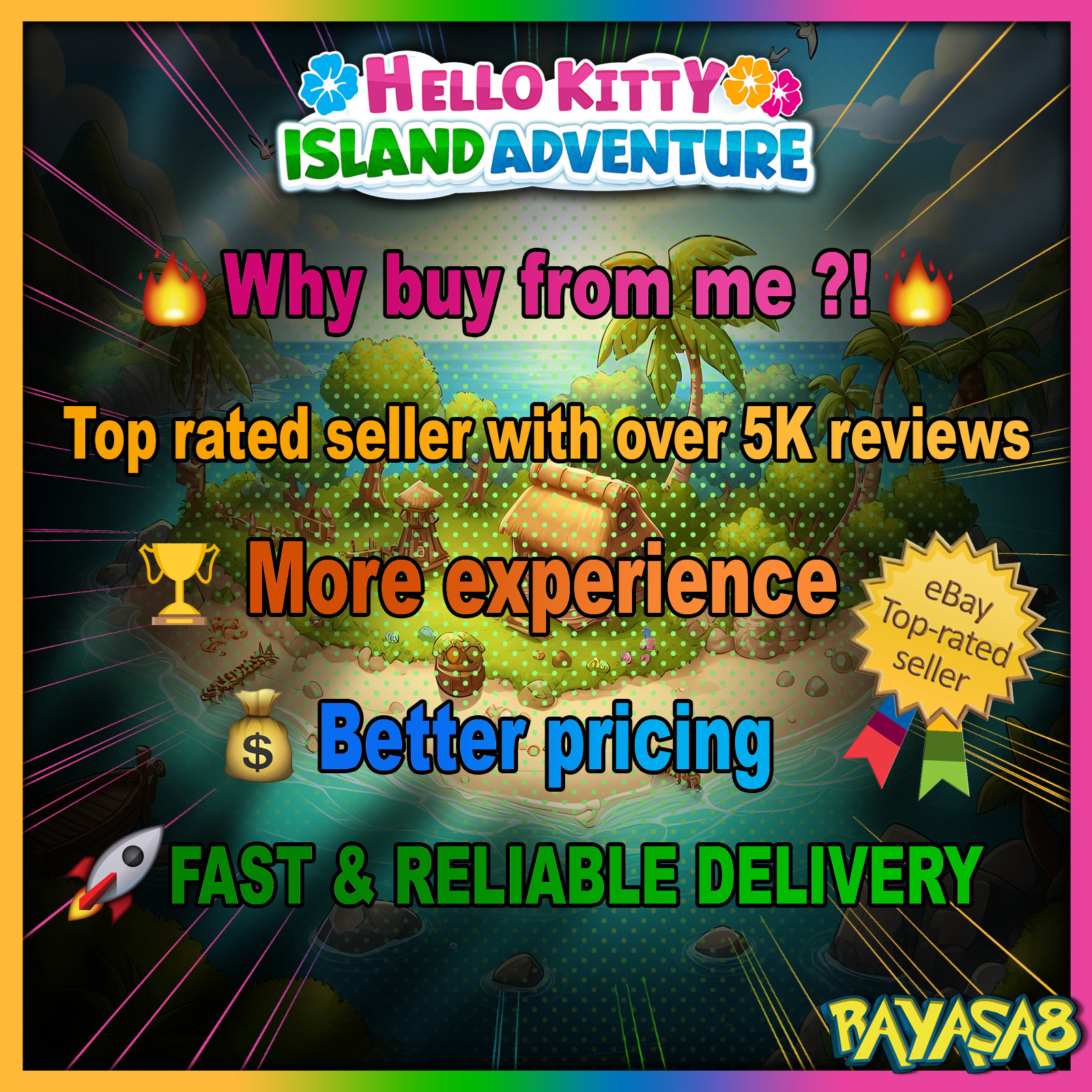 Hello Kitty Island Adventure – Gift Reset Service (In-Game) Friendship Bouquet