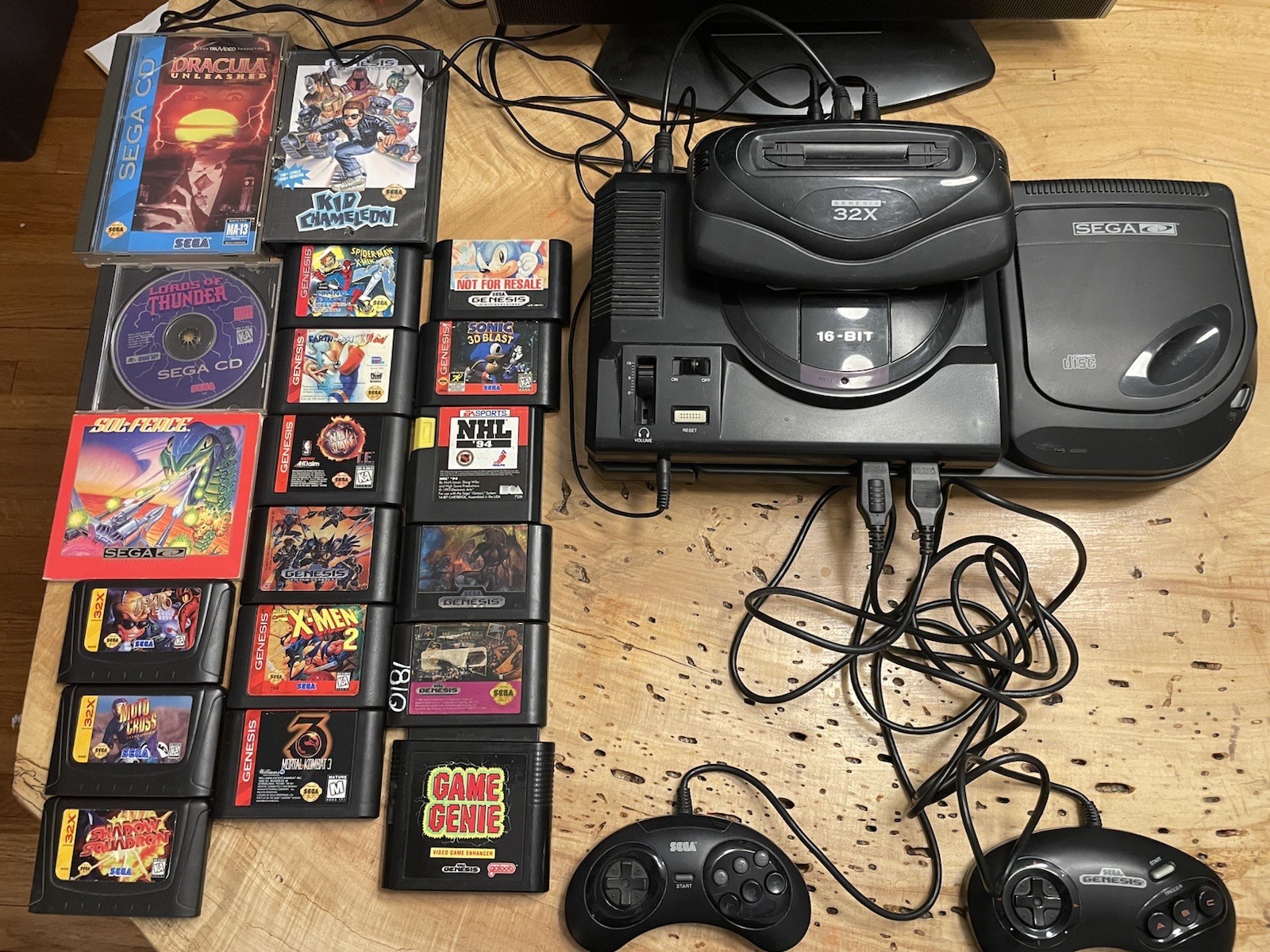 Sega Tower of Power /Ultra Mega Zord Bundle Sega Genesis, SegaCD, Sega32x TESTED