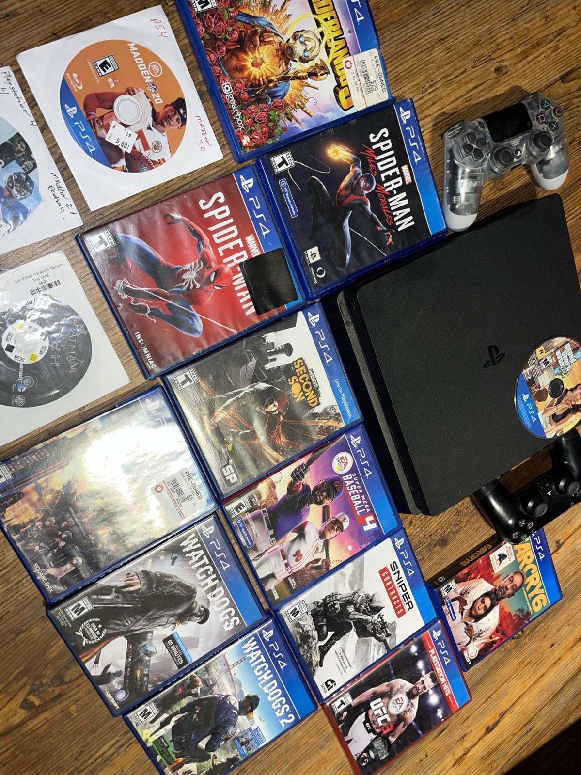 Sony PS4 Pro 1TB Console w/ Games Controllers CUH2215B