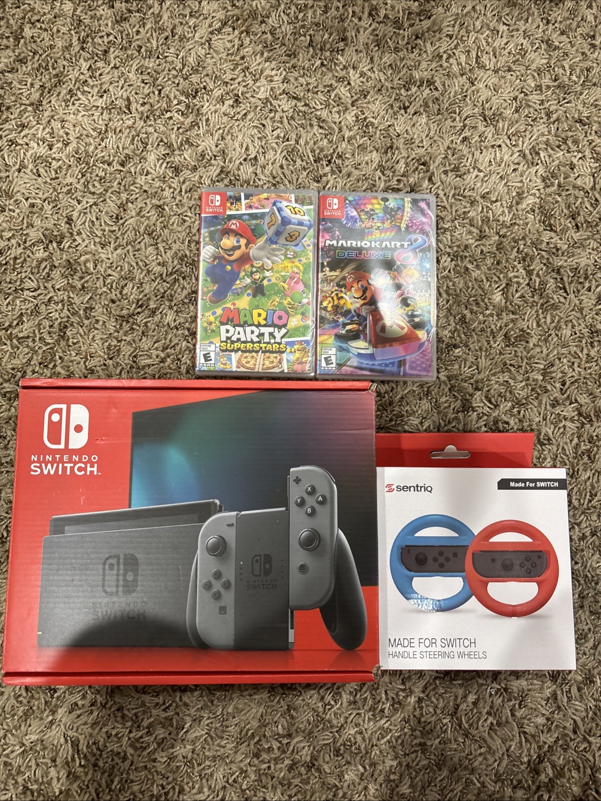 Nintendo Switch Game Console – 32GB, New Edition, Gray (10002199)