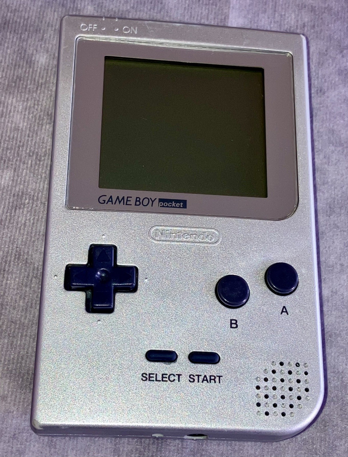 Nintendo Game Boy Pocket Silver Tested And Working Handheld Console MGB-001