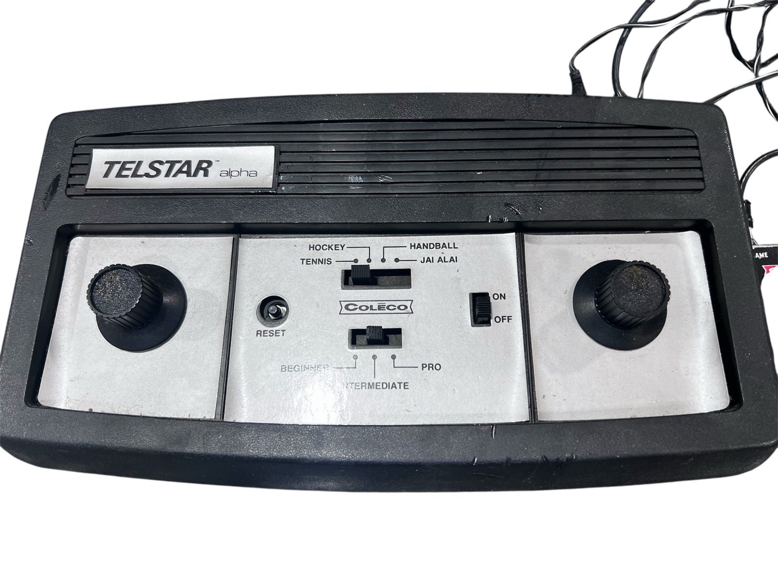 Telstar Alpha Colleco Pong Electronic Tabletop Arcade Game Console UNTESTED