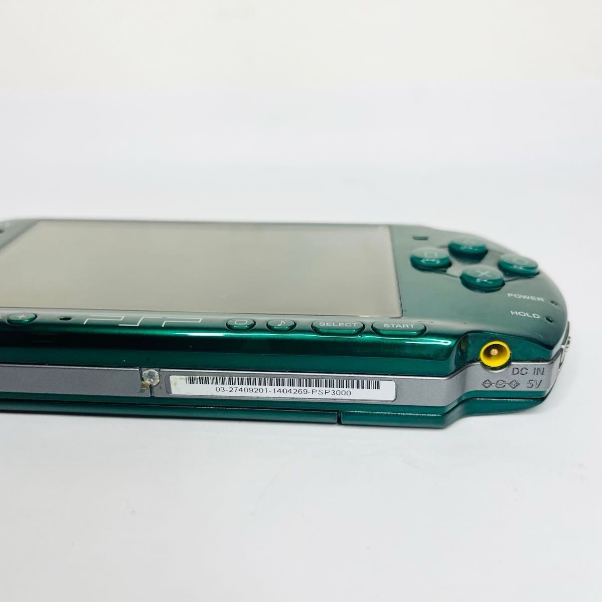 Sony PSP-3000 Green Portable Console with Screen Damage