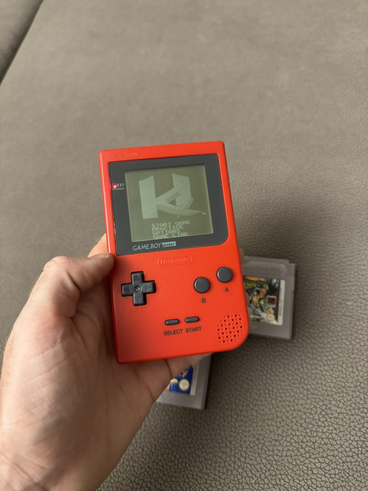 NINTENDO GAME BOY POCKET + 6 GIOCHI – ROBOCOP – MORTAL KOMBAT ecc STATO PERFETTO