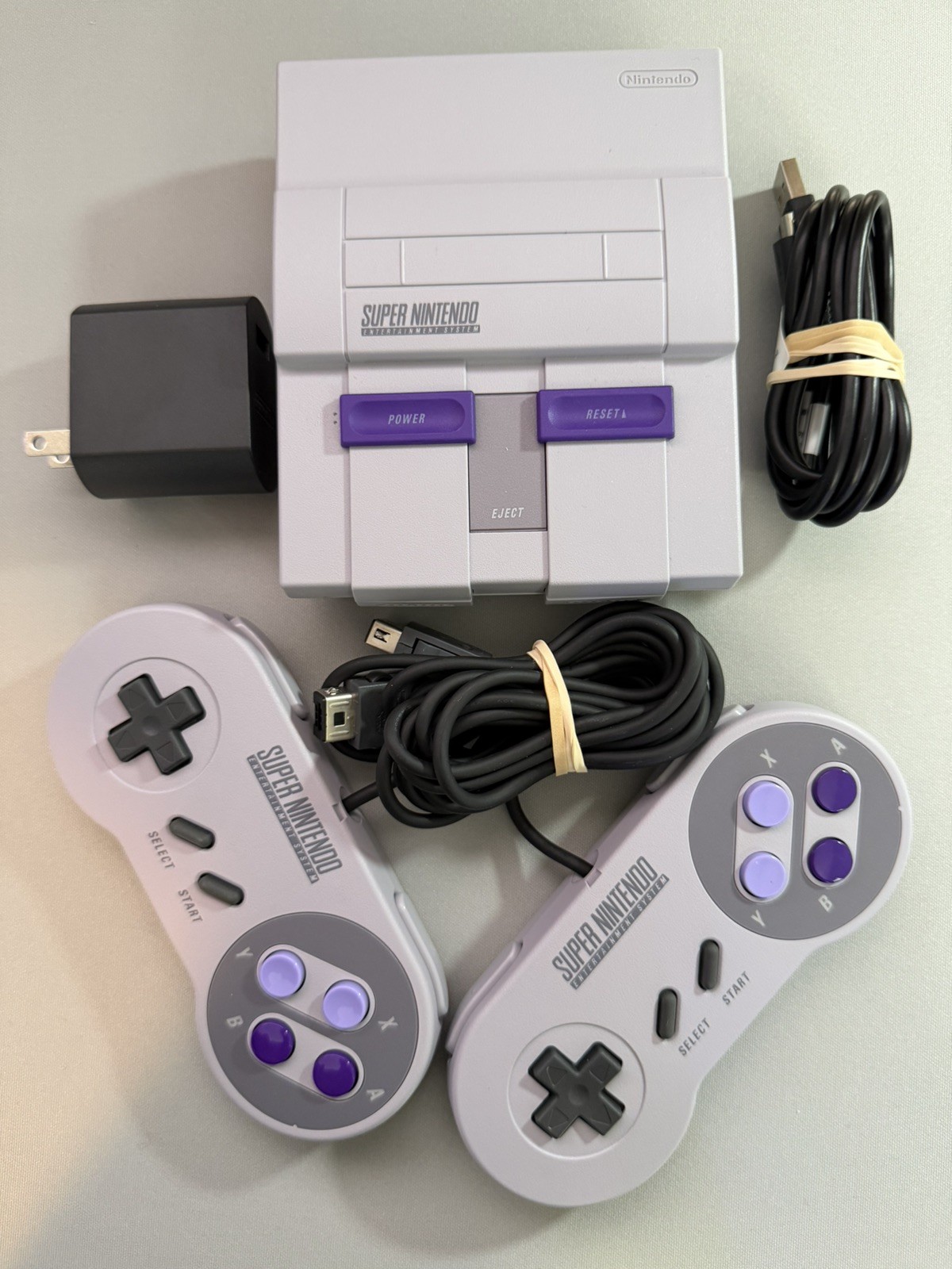 Nintendo Super NES Classic Edition Video Game Console – 2 Controllers, 21 Games