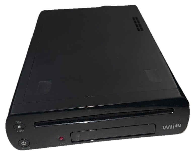 FOR PARTS OR REPAIRS Nintendo Wii U WUP-101(2) 32 GB Black Console BAD DISC READ