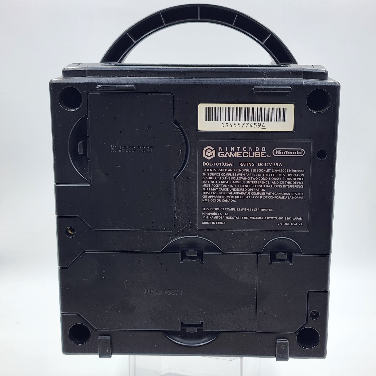 Nintendo GameCube Console – Black For Parts or Repair