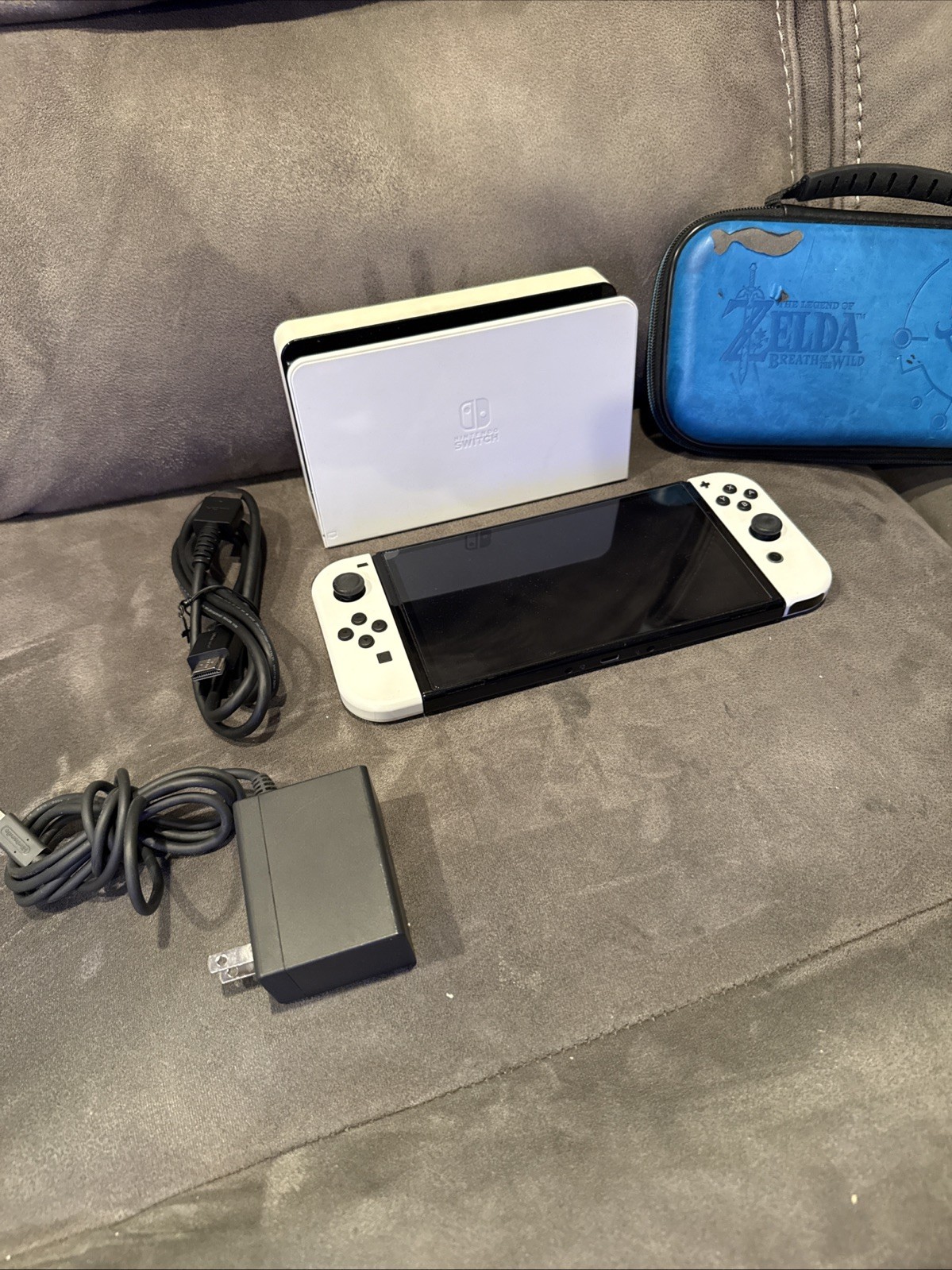 Nintendo Switch OLED Model HEG-001 Handheld Console – 64GB – White Tested