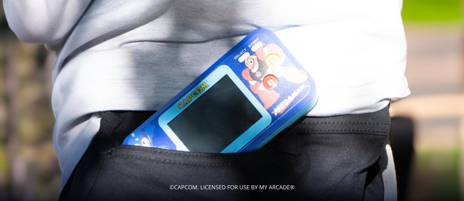 Portable Mega Man Pocket Player: 6 Memorable Arcade Classics in Handheld Format