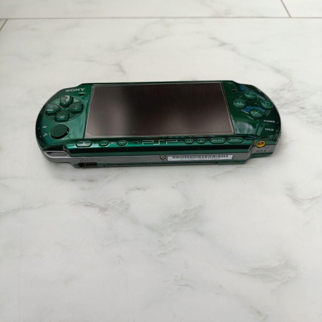 Excellent Sony PSP-3000 Console Green Rare Color Region free Tested
