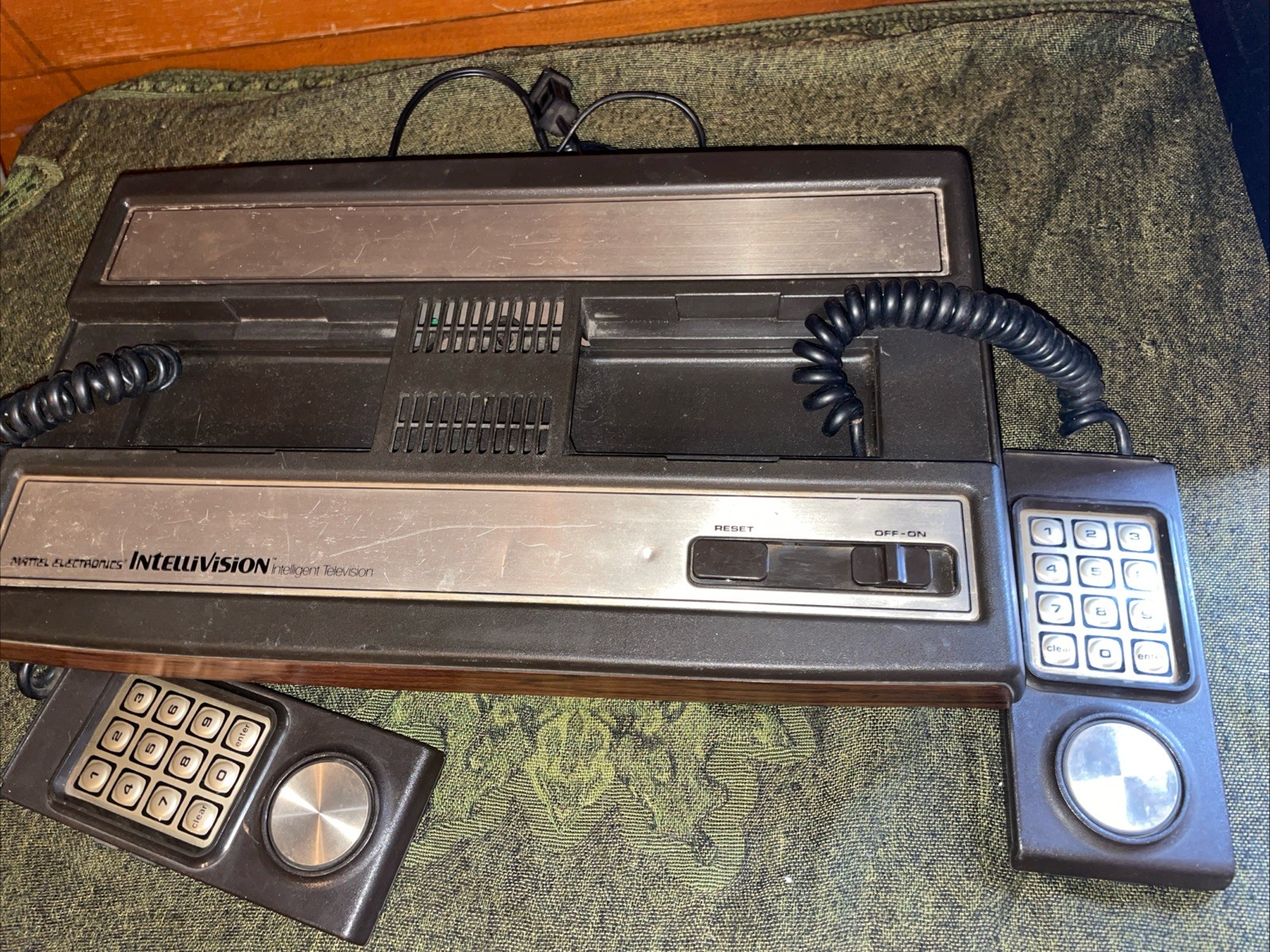 Vintage Intellivision Console Only Tested 2609 Brown & Gold Mattel Electronics