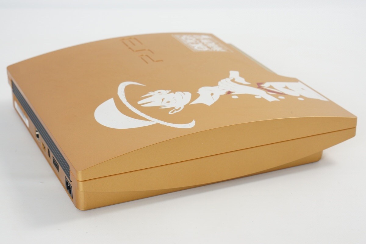 PS3 Playstation3 ONE PIECE GOLD Console CECH-3000B 320GB Tested System 68