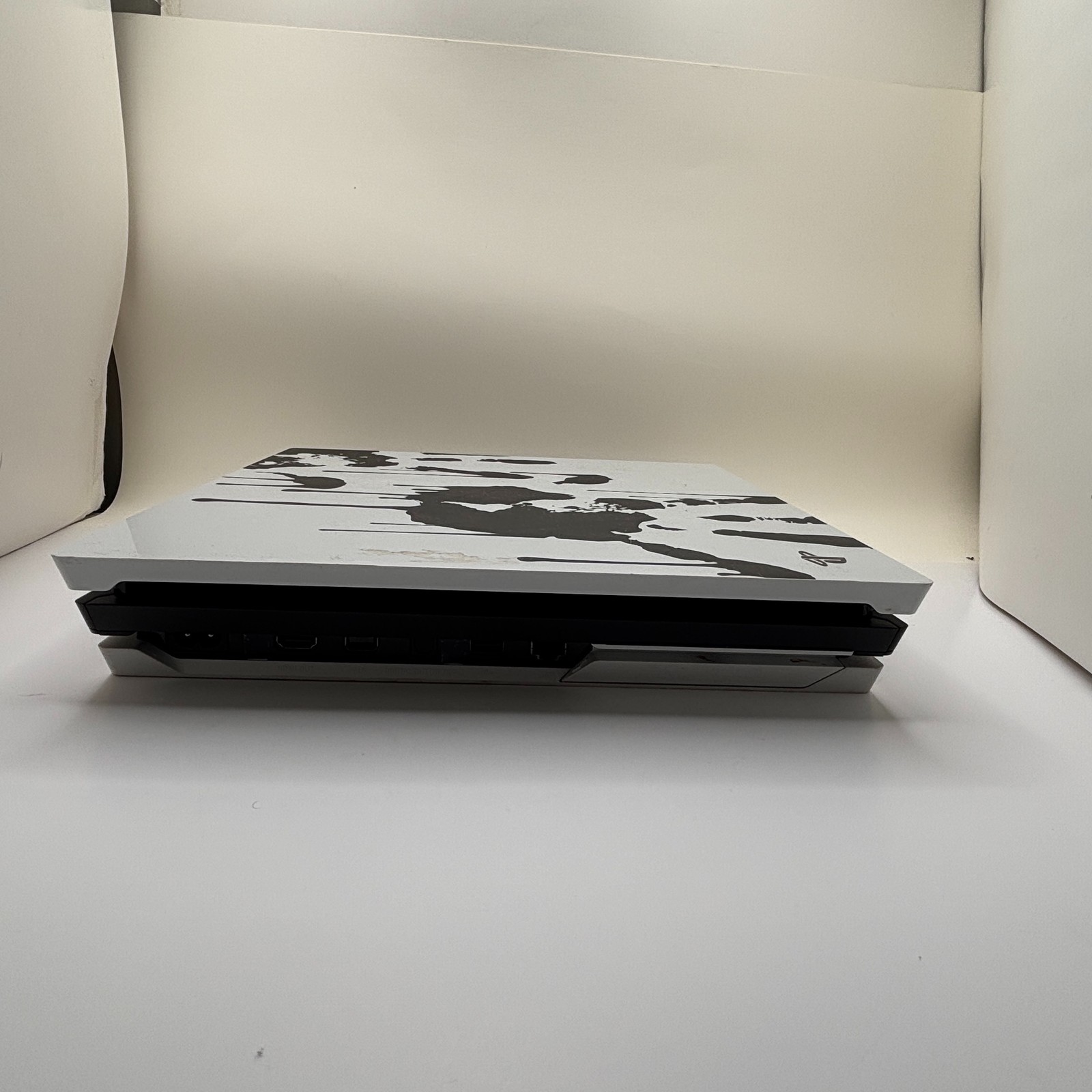 White PlayStation 4 Pro Death Stranding Limited Edition CUH-7215B Console Only