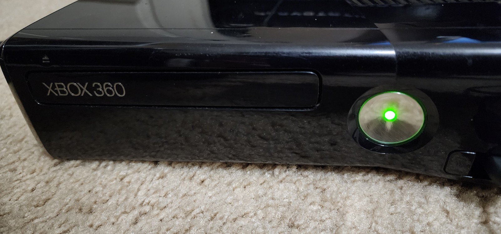 Microsoft Xbox 360 S 250GB Console – Black Model #1439 – Tested & Working