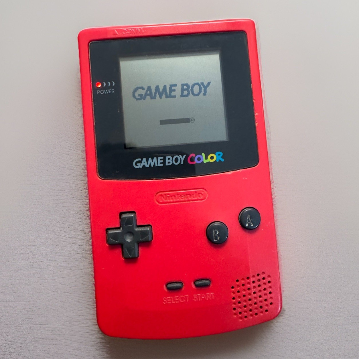 Nintendo Game Boy Color GBC Console Berry Red CGB-001 – Tested & Working OEM