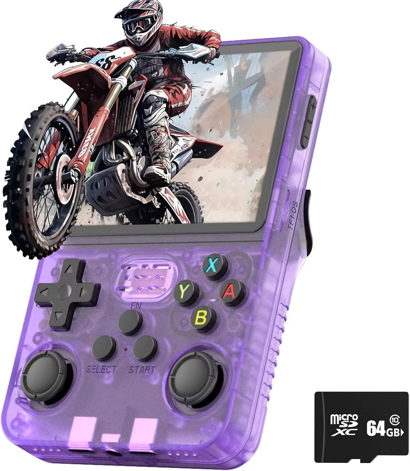 R36S Retro Game Console Handheld Video Arkos 2.0 System 3.5 Inch Single Card Por