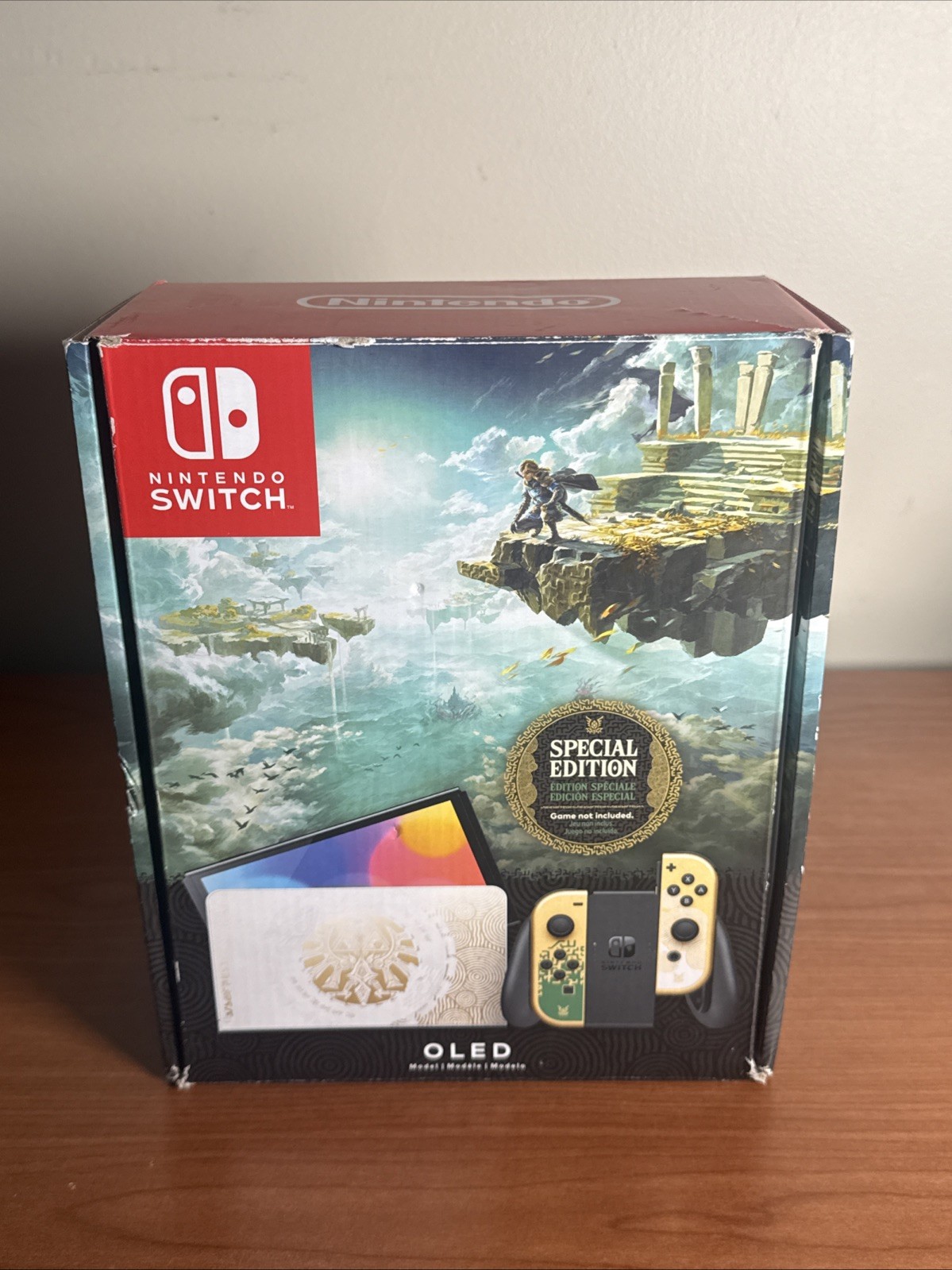 Nintendo Switch OLED Model HEG-001 Zelda Special Edition – Complete – Authentic