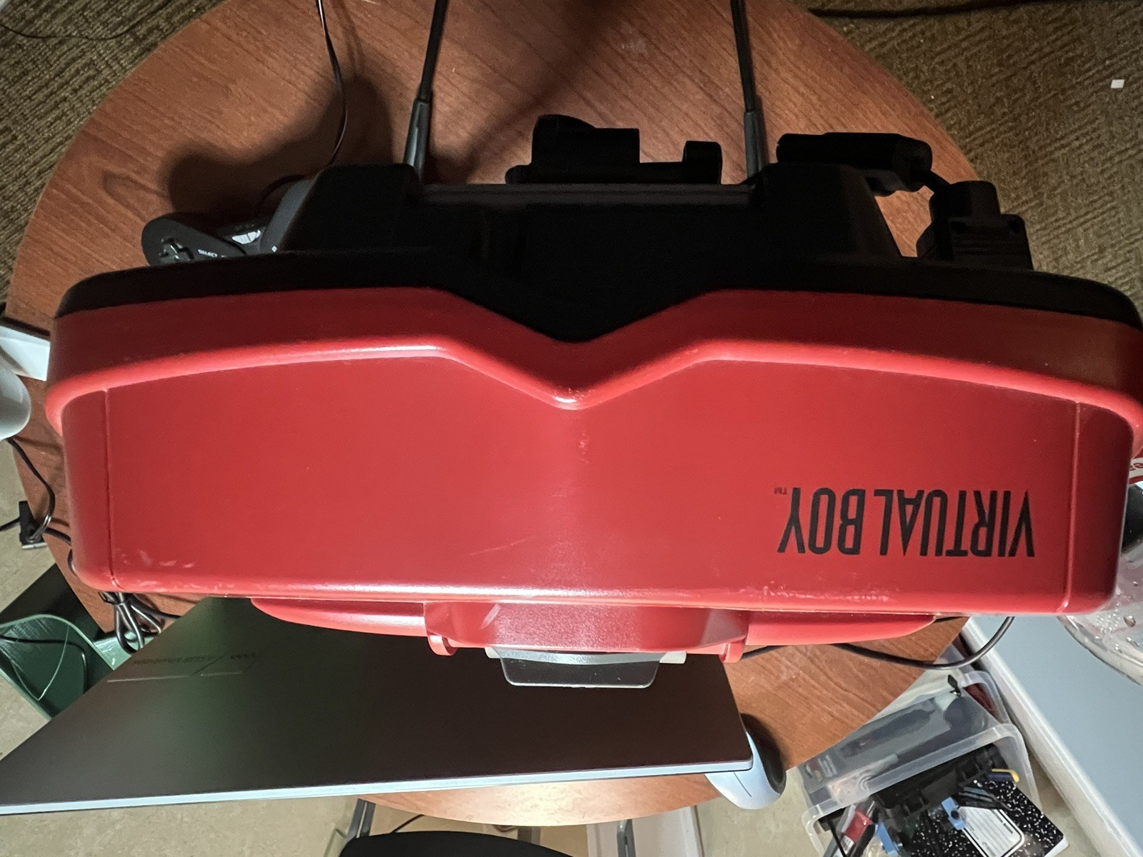 Nintendo Virtual Boy Console Set for Parts/Repair. Power supply included