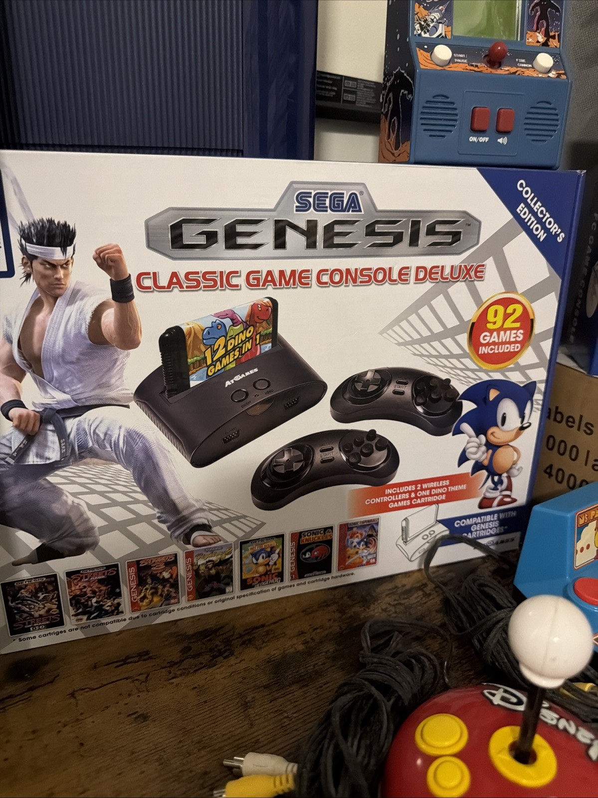 AtGames Sega Genesis Classic Mini Game Console Deluxe w/92 Games included 
