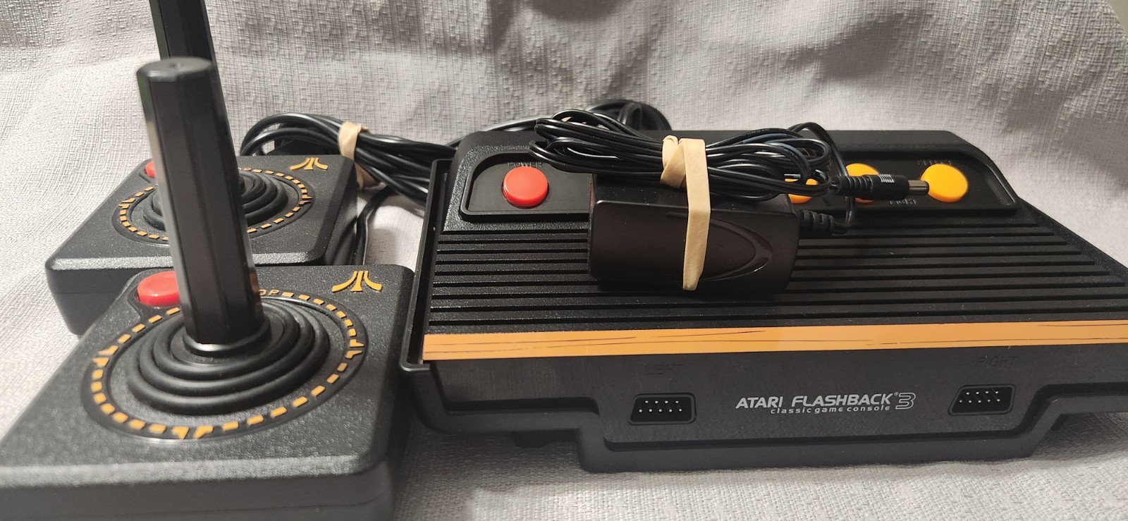 Atari Flashback 3 With Controllers and Cords TESTED WORKING