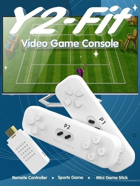 Y2 Fit Motion Gaming Console , Retro Video Game Stick Somatosensory Console ,TV