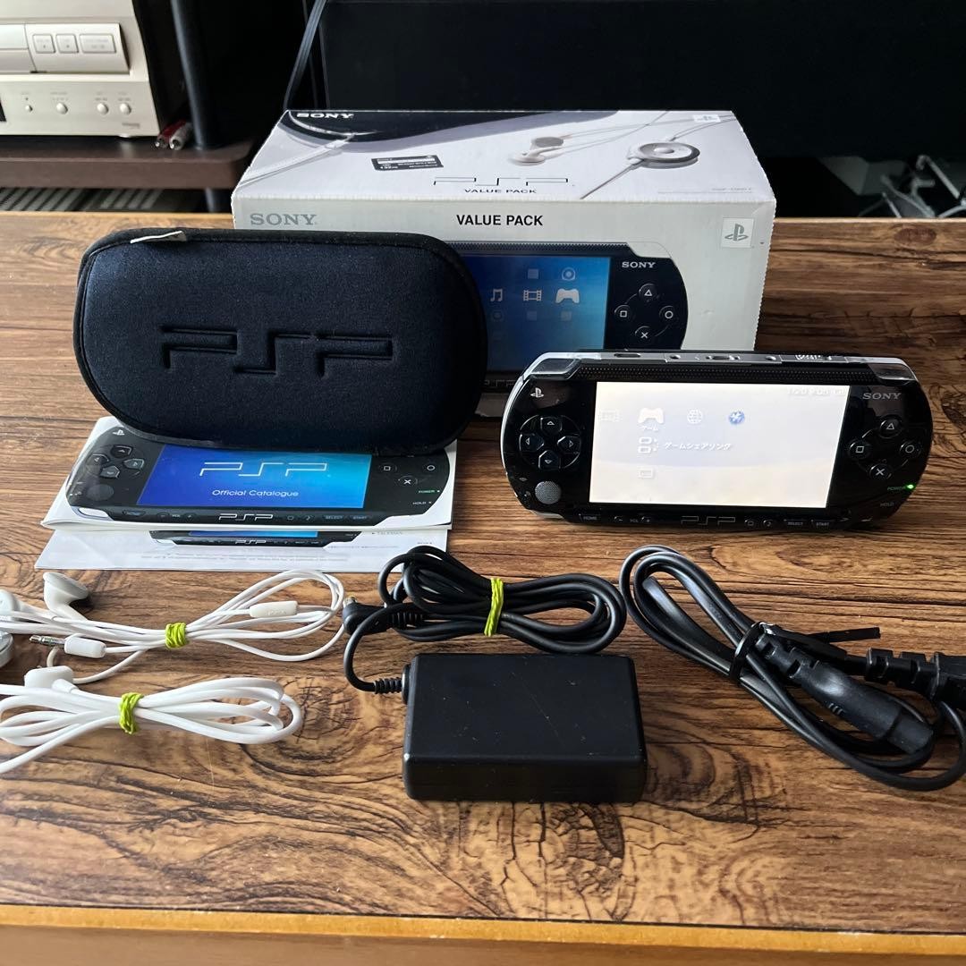 Sony PSP-1000K Black Console Tested Region Free Japan Boxed