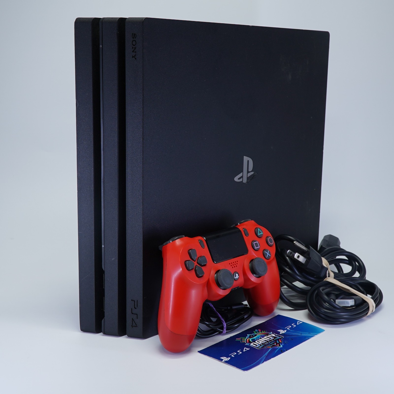 PS4 Pro Console PlayStation 4 1TB Low Firmware 12.0 W/ Controller + All Cables