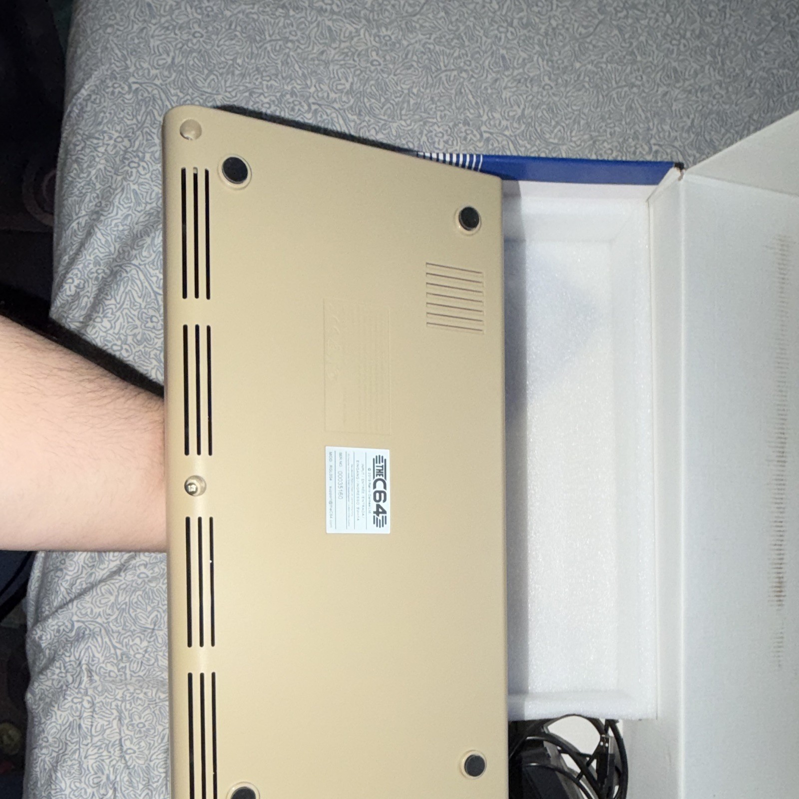 Commodore 64 Micro Computer With Joystick, Manual, and all Cables