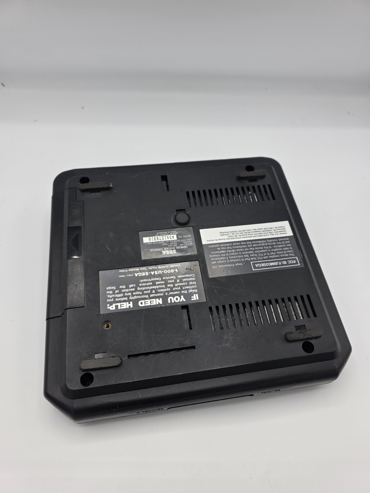 Sega Genesis Model 2 3bp Triple Bypass Mod Full Recap Green LED Console Only