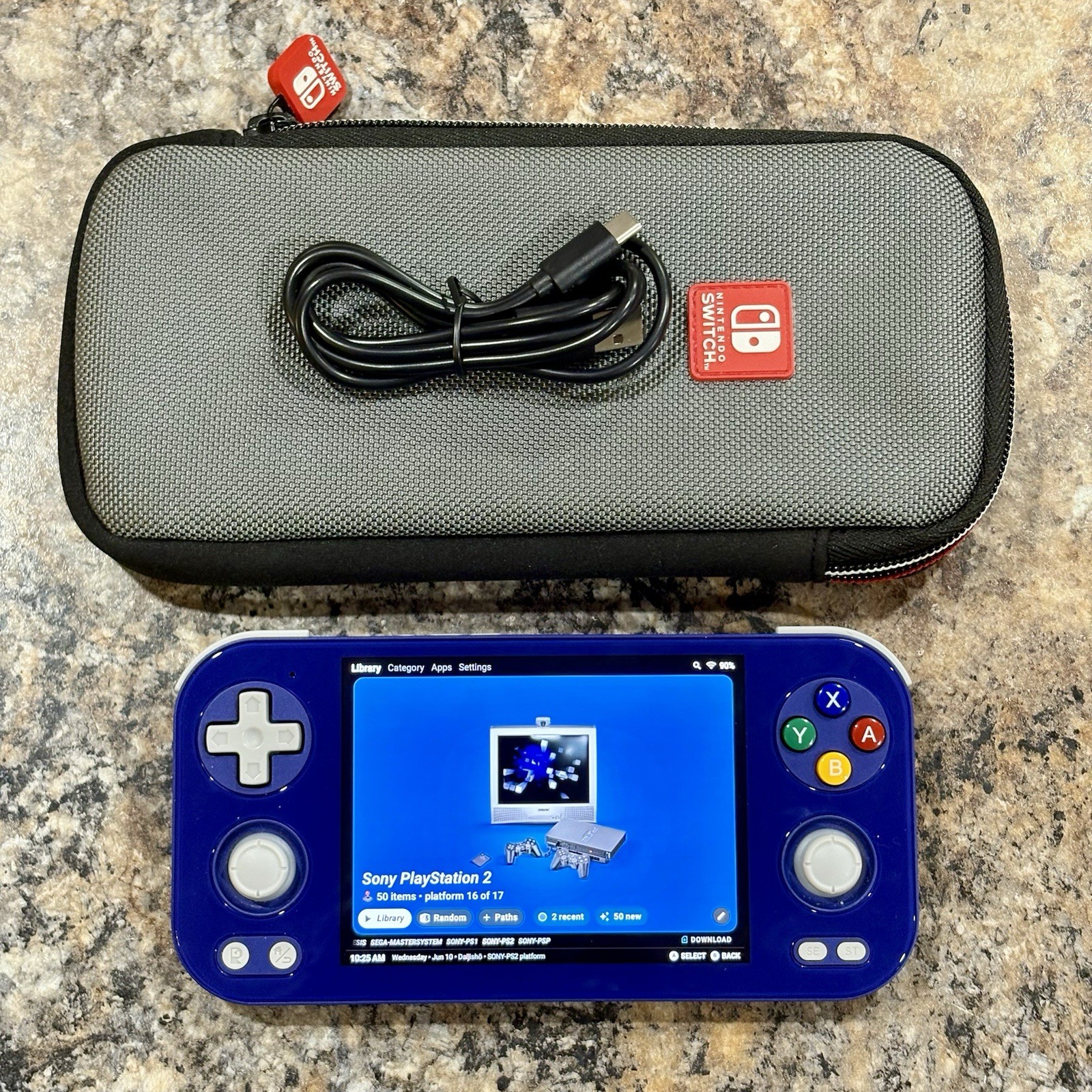 Anbernic RG476H + Case, Custom Handheld 128GB + 256GB Card Loaded Ready To Play