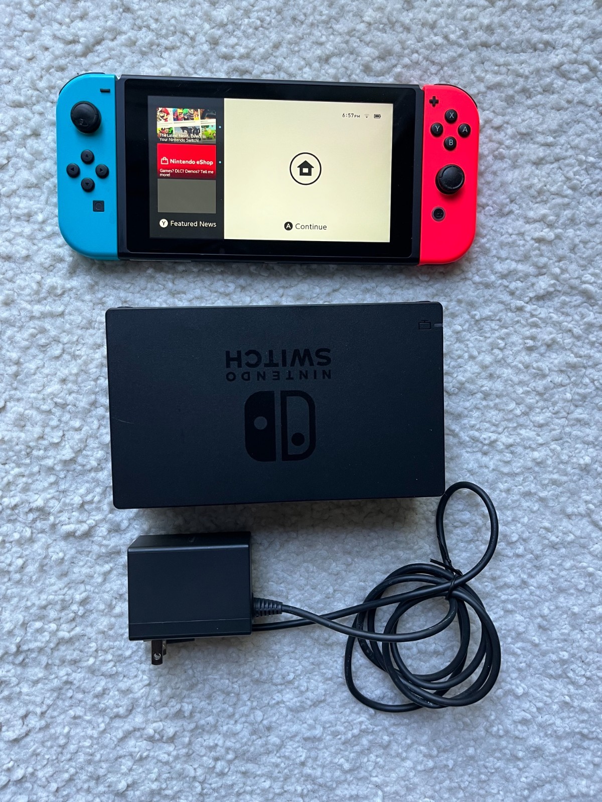 Nintendo Switch Console with Red/Blue Joy Cons