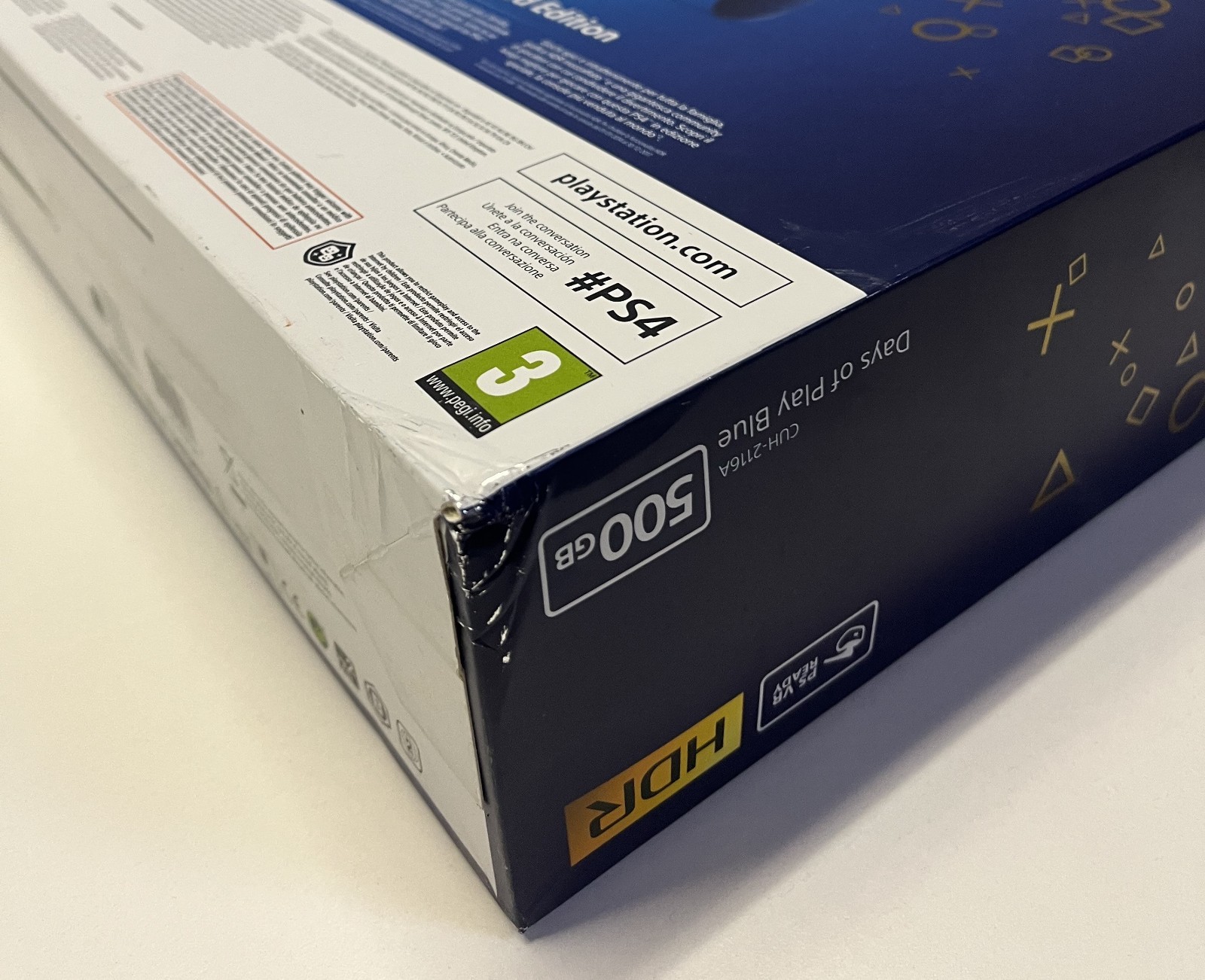 PS4 CONSOLE 500GB LIMITED EDITION DAYS OF PLAY LIMITED NEW FACTORY SEALED 2018