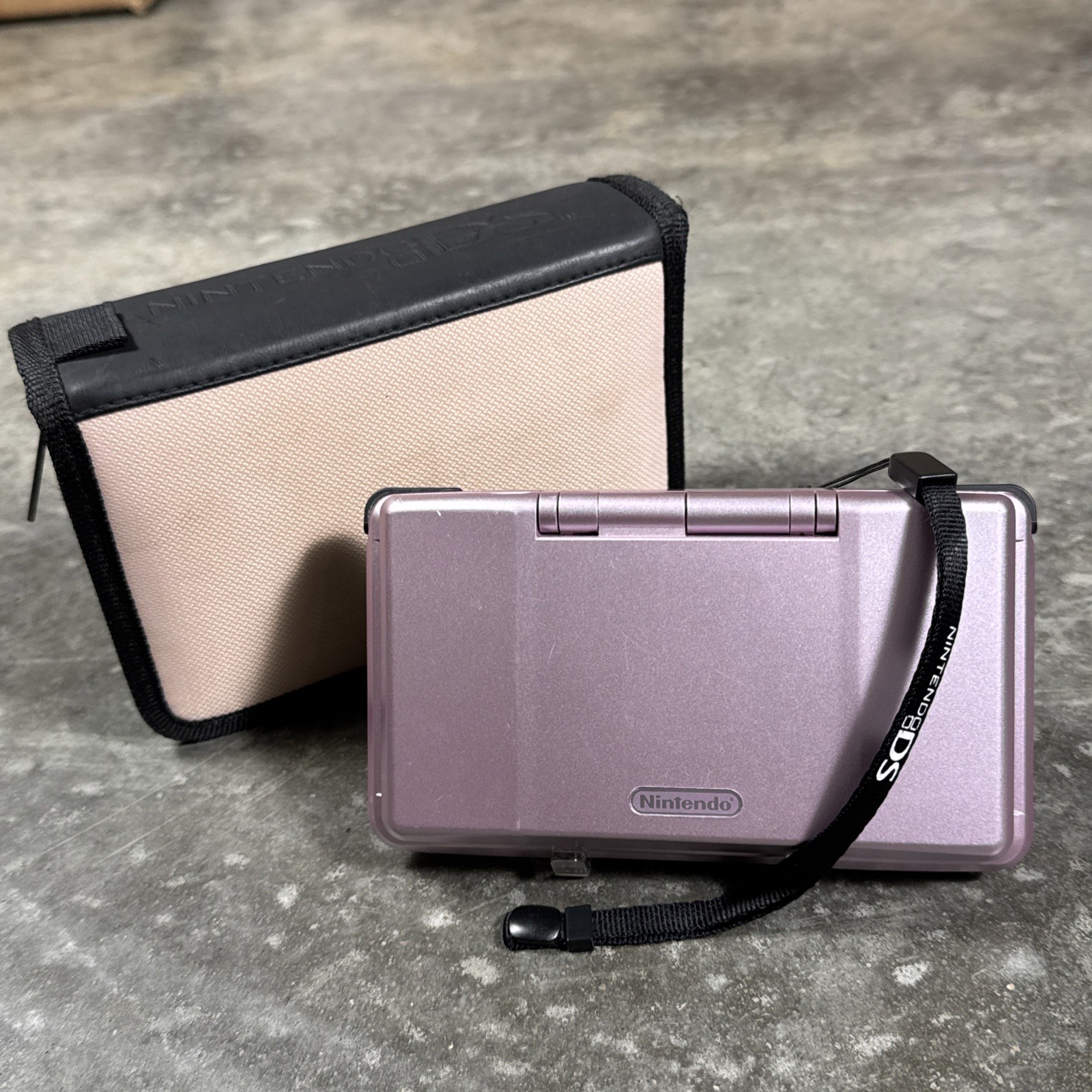 Nintendo DS OG Original Console (NTR-001) Pink w/ OEM Charger Stylus & Case