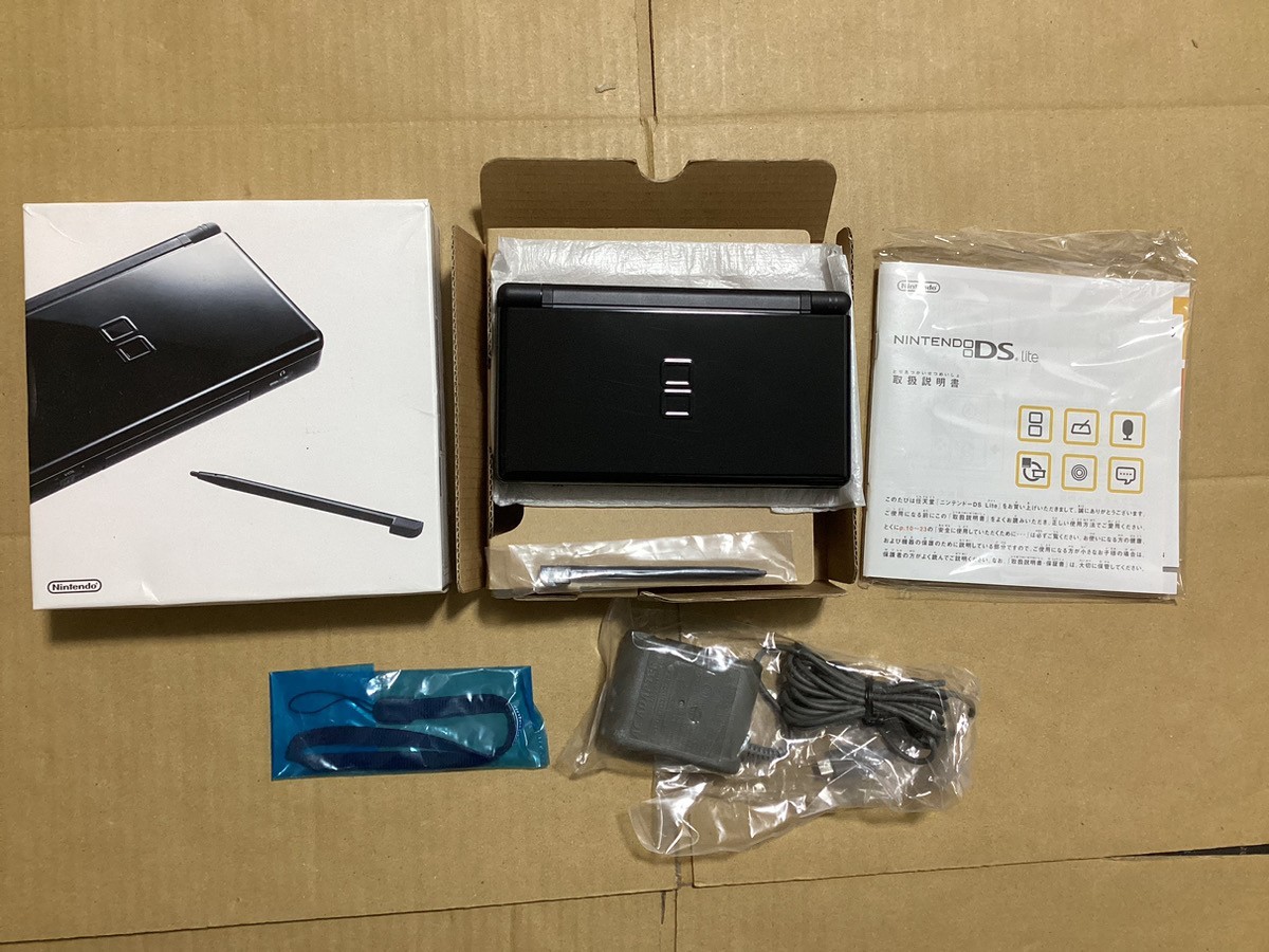 Nintendo DS Lite Jet Black USG-001 Japan Ver.