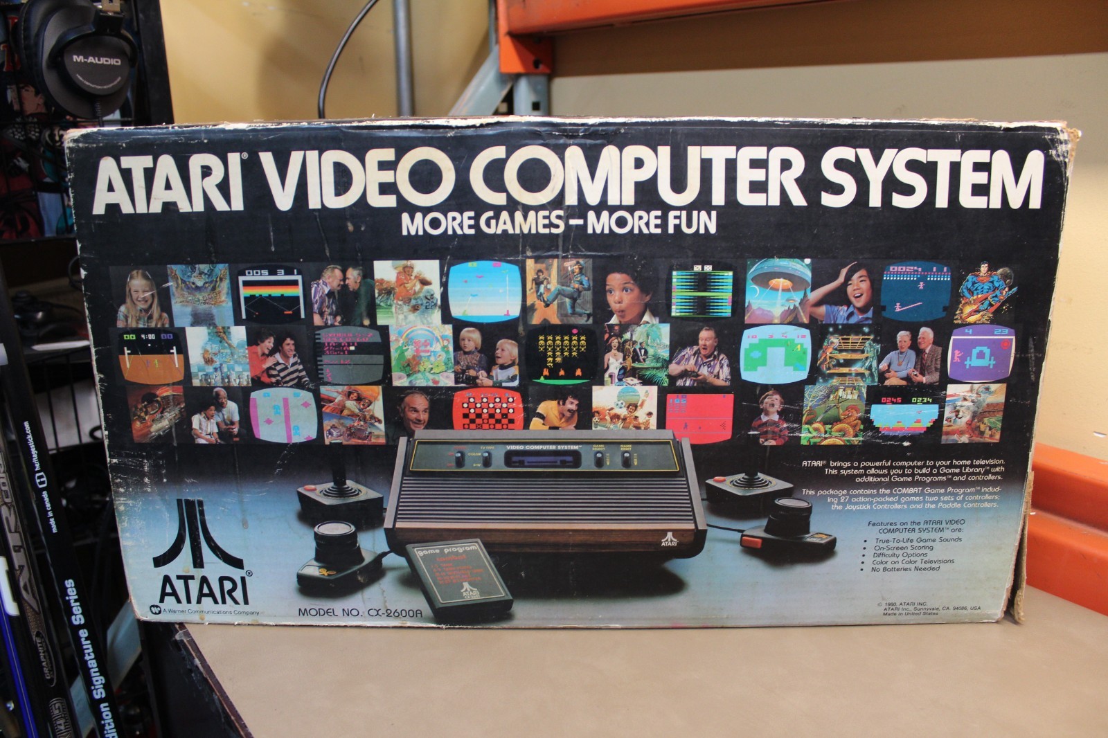 1980 ATARI2600 CX2600A Console With Original Box & Accessories