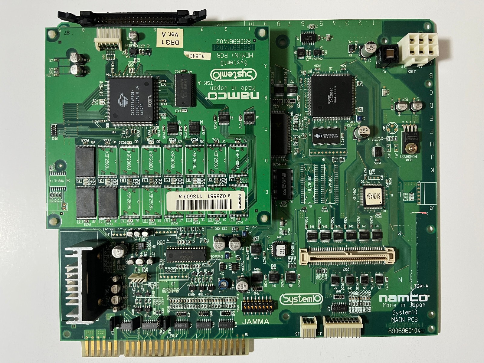 Mr. Driller G Namco System 10 Arcade Game JAMMA PCB Japan