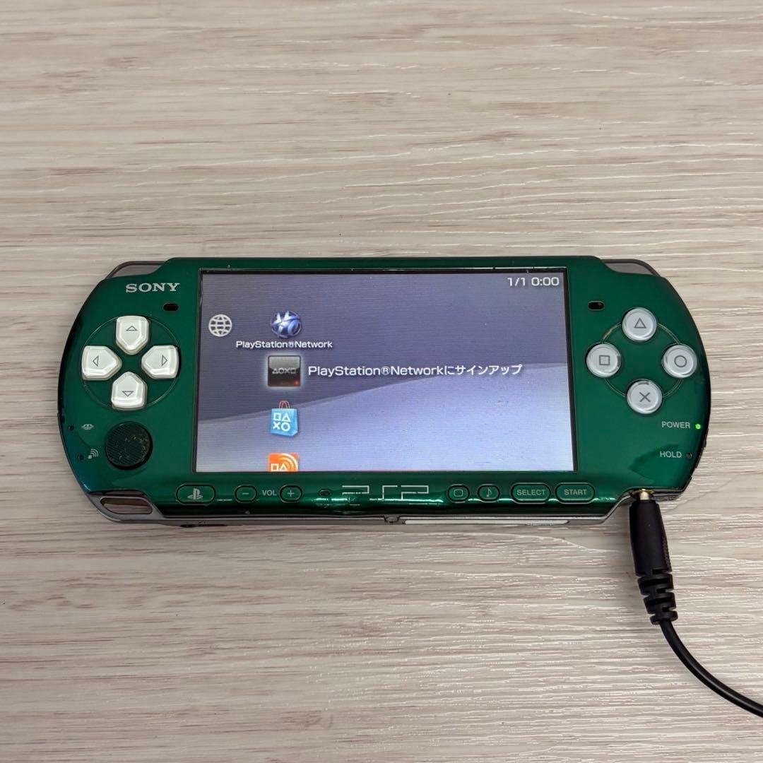 Sony PSP-3000 Spirited Green Console Tested Working Region Free