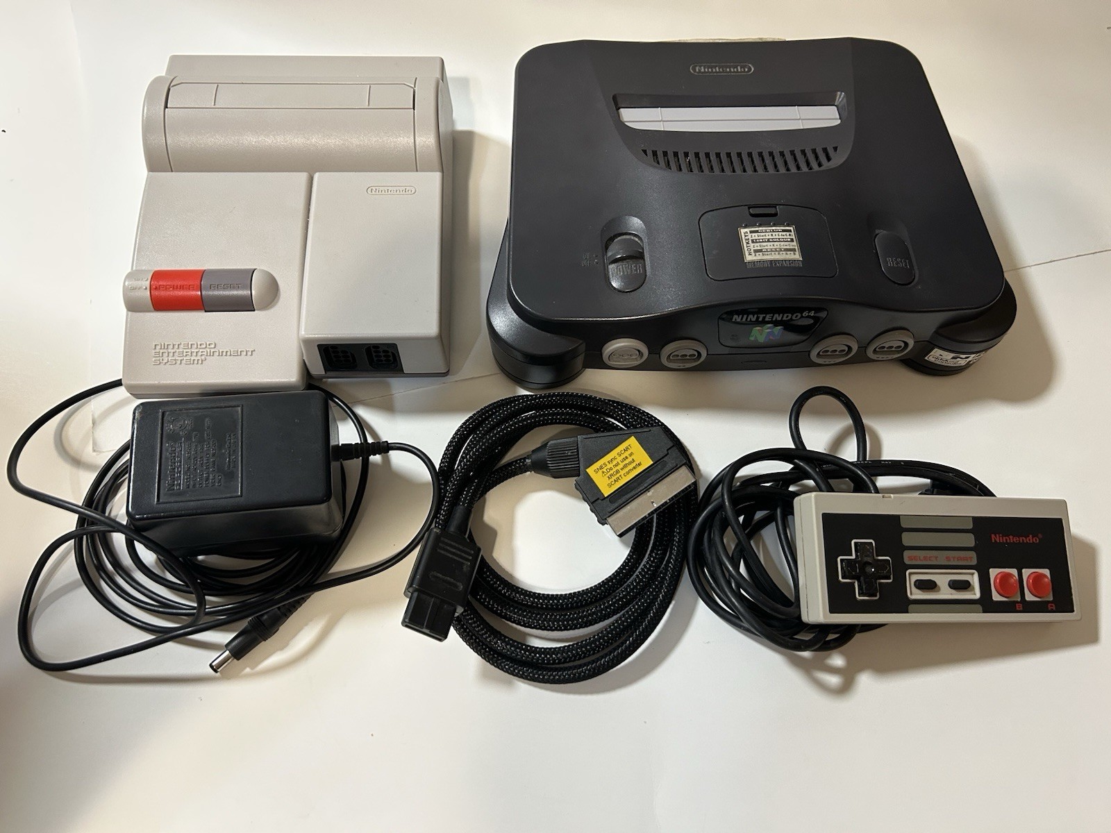 Nintendo RGB Moded NES Top Loader And RGB N64 With Deblur (please Read Desc)