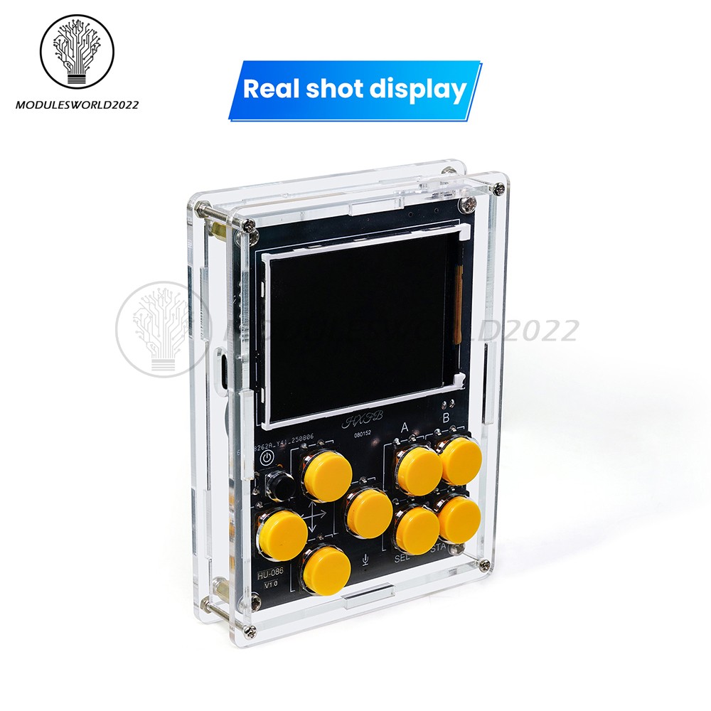 LCD Game Console DIY Kit Multifunction Weather Clock Xiaozhi AI Robot Soldering