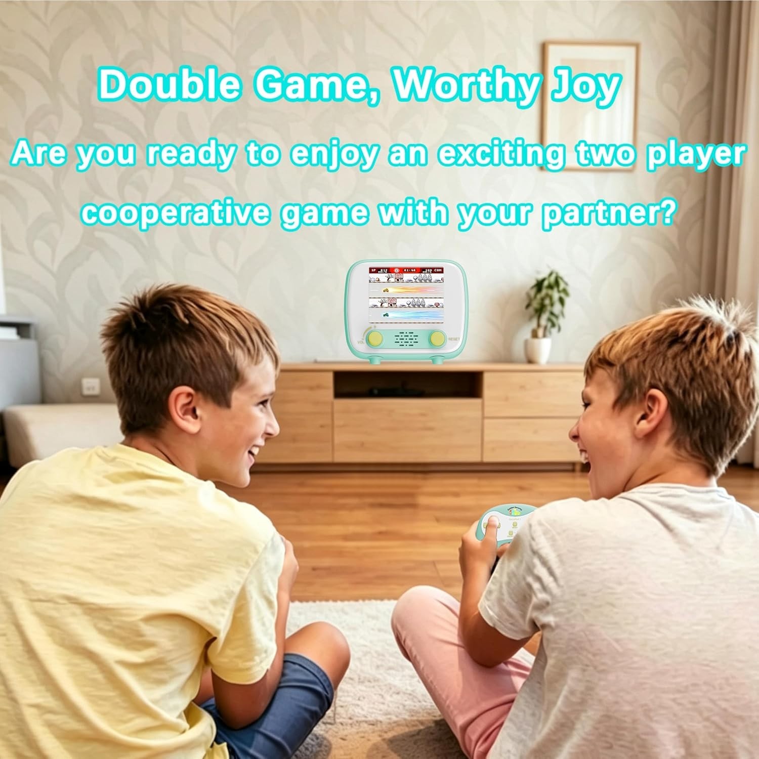 Retro Handheld Game Console with 216 Single Player and 84 Two Player Games