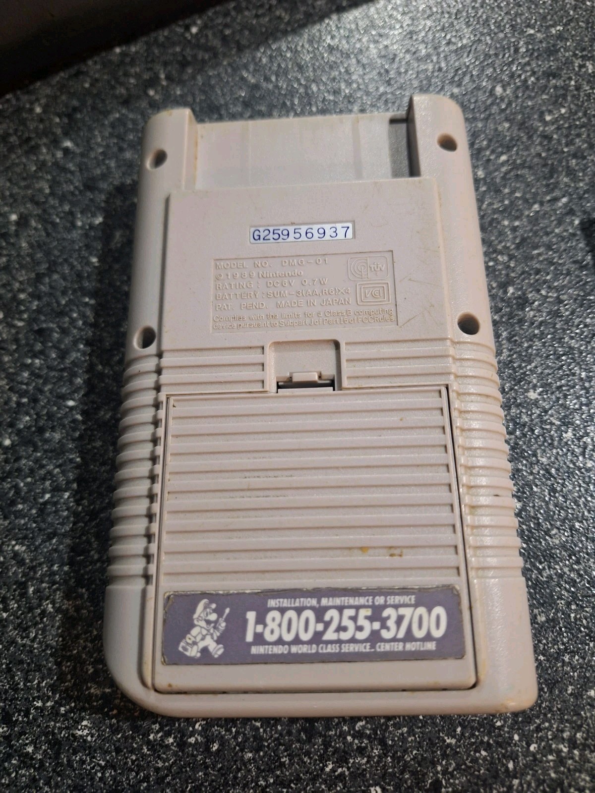 Original Nintendo Game Boy DMG-01 Console w/ Tetris ALL ORIGINAL NO YELLOWING!
