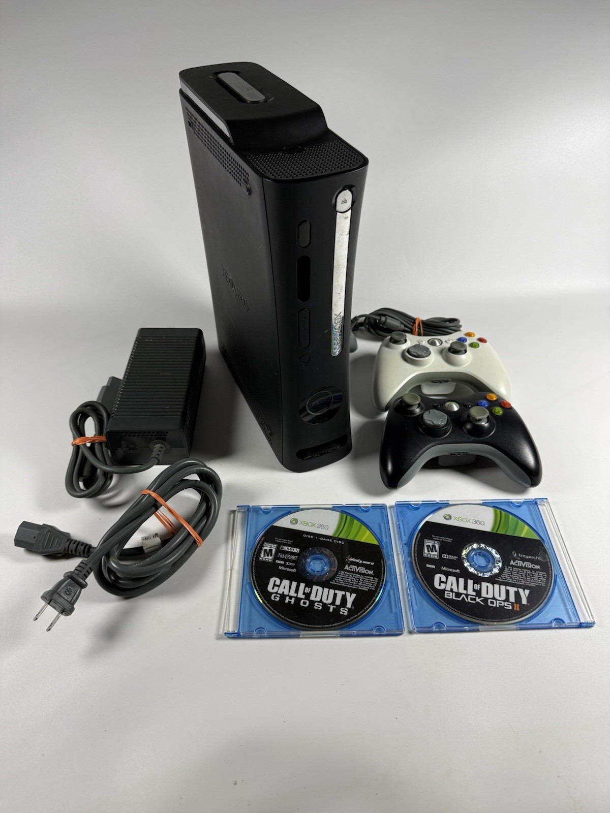 Microsoft Xbox 360 Elite 120GB Console Bundle – *READ DESC* Parts Or Repair Only